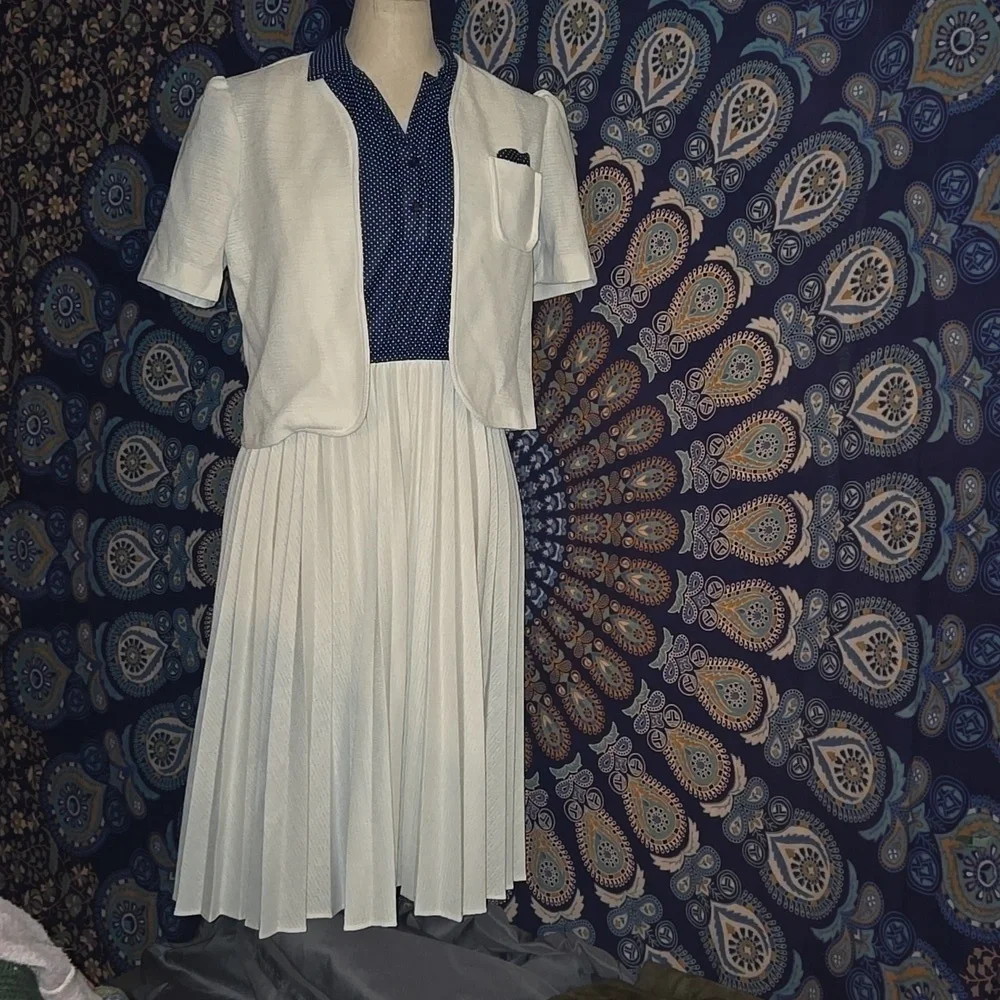 Berg Ray vintage dress size 8, early 80's - Picture 2 of 9